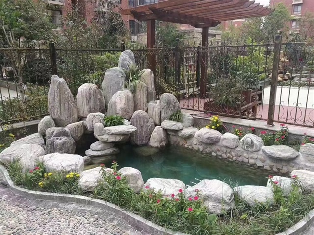 庆云家庭庭院水景设计
